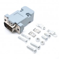 DB9 Male Connector + Shell
