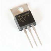 LM1117T-3.3 Positive Voltage regulator 3-Terminal  3.3V/800mA  (PK of 3)