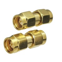 SMA-Male to SMA-Male Straight RF Coaxial Adapter 50Ω