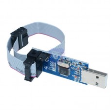 USBASP USBISP AVR Programmer 3.3/5V ATMEGA8 ATMEGA128 ATtiny/CAN/PWM 10Pin Wire Module DIY