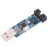 USBASP USBISP AVR Programmer 3.3/5V ATMEGA8 ATMEGA128 ATtiny/CAN/PWM 10Pin Wire Module DIY