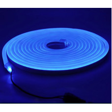 Led Neon Strip Light DC 12V 60LEDs/Meter Flexible Waterproof Tube for Decoration (Blue)