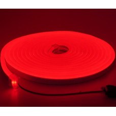 Led Neon Strip Light DC 12V 60LEDs/Meter Flexible Waterproof Tube for Decoration (Red)